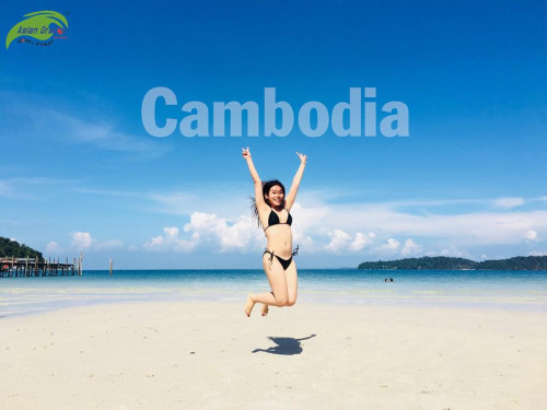 Du lịch Campuchia khám phá vẻ đẹp biển xanh cát trắng nắng vàng ở Kohrong Saloem