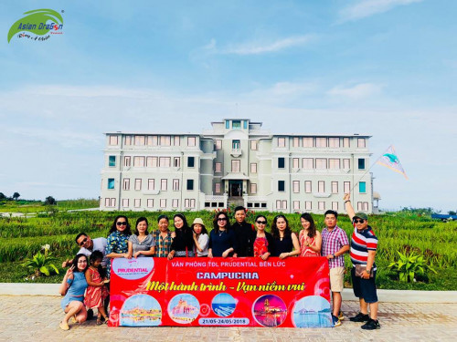 Chào mừng đoàn Prudential Bến Lức tham quan Campuchia ngày 21-05-2018