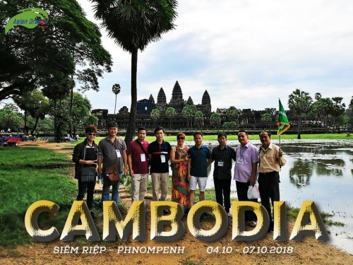 Tour Campuchia  Siêm Riệp - Phnompenh khởi hành ngày 4-10-2018