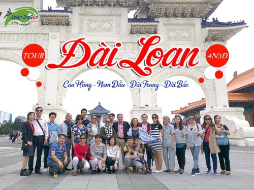 Hình ảnh đoàn khám phá đảo ngọc Đài Loan khởi hành 09/11/2017