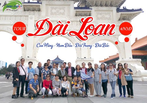 Hình ảnh đoàn khám phá đảo ngọc Đài Loan khởi hành 09/11/2017