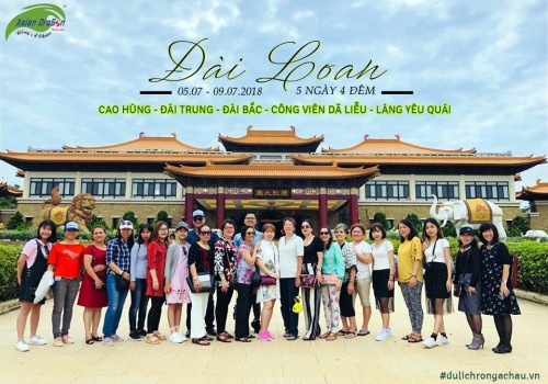 Tour Đài Loan khởi hành ngày 5-7-2018