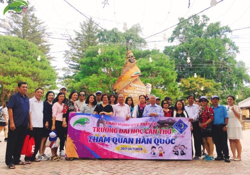 Hình ảnh đoàn Đại học Cần Thơ tham quan Hàn Quốc khởi hành 21-07-2018