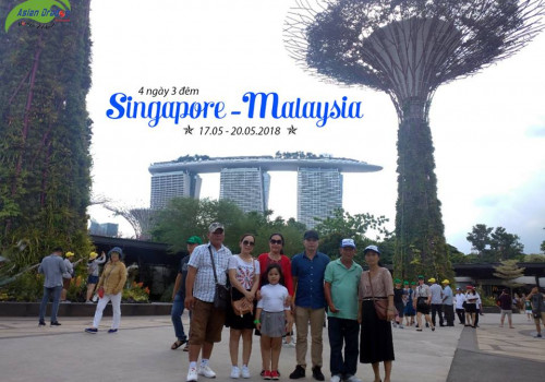 Hình ảnh đoàn Singapore-Malaysia khởi hành 17-5-2018