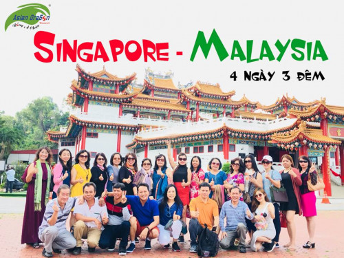 Hành trình tuyệt vời Singapore-Malaysia 4 ngày 3 đêm khởi hành 8-11-2017