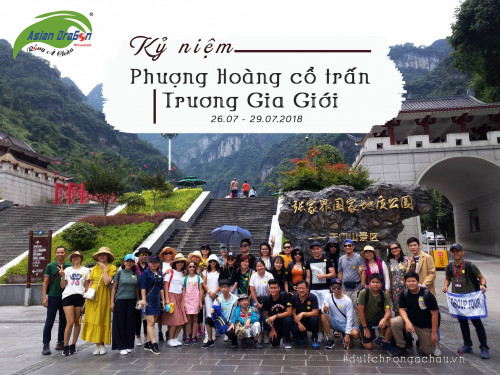 Tour Phượng Hoàng cổ trấn - Trương Gia Giới khởi hành 26-7-2018