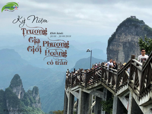 Kỷ niệm tour Phượng Hoàng cổ trấn - Trương Gia Giới khởi hành ngày 26-08-2018