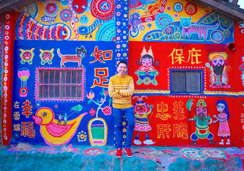 Ngôi làng rực rỡ màu sắc như "cầu vồng" ở Đài Loan
