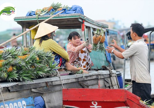 Về Tây Đô thăm chợ nổi Cái Răng