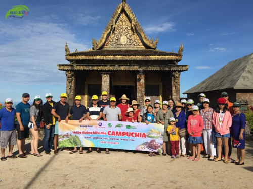 Hình ảnh đoàn Campuchia khởi hành dịp lễ 30-4 tour biển đảo