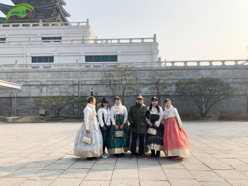 Hình ảnh kỷ niệm đoàn Hàn Quốc khởi hành ngày 11-1-2019