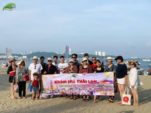 Hình ảnh đoàn Thái Lan dịp Tết Songkran khởi hành ngày 14-4-2019