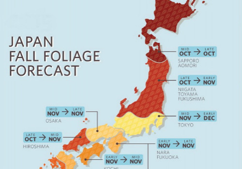 Dự báo lịch mùa lá đỏ ở Nhật Bản