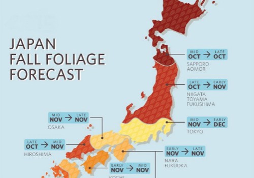 Dự báo lịch mùa lá đỏ ở Nhật Bản