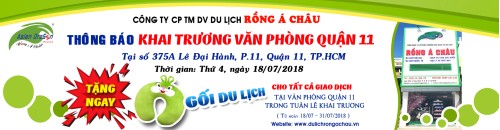 Thông báo di dời văn phòng quận 3 sang văn phòng quận 10