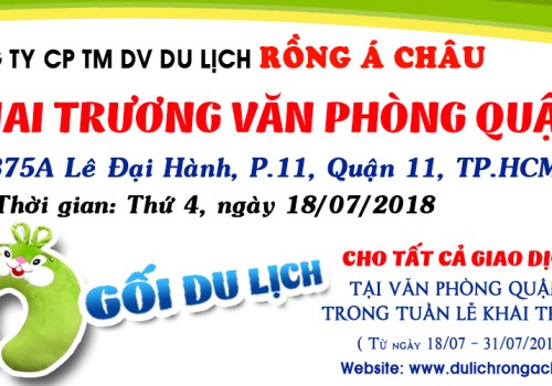 Thông báo di dời văn phòng quận 3 sang văn phòng quận 10