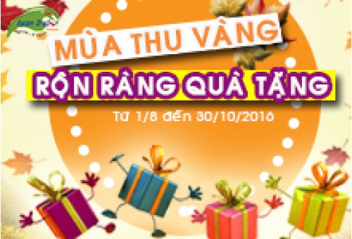 Mùa thu VÀNG - Rộn ràng quà tặng