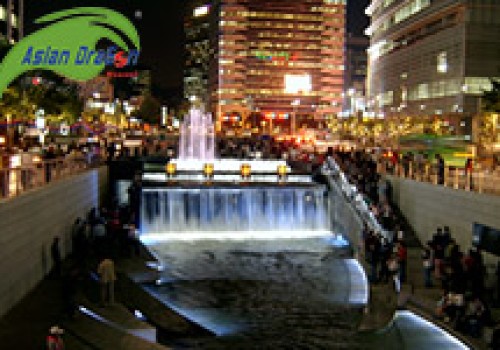 Du lịch Hàn Quốc tham quan Suối Cheonggyecheon