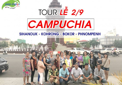 Hình ảnh đoàn tham quan Campuchia khởi hành dịp lễ 2-9