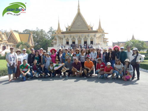 Album ảnh tour Siêm Riệp Phnompenh khởi hành 10-08-2017