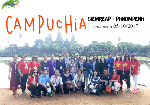 Hành trình Siemreap - Phnompenh khởi hành ngày 5-10-2017