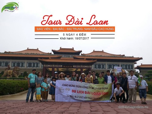 Album ảnh tour Đài Loan khởi hành 18-07-2017