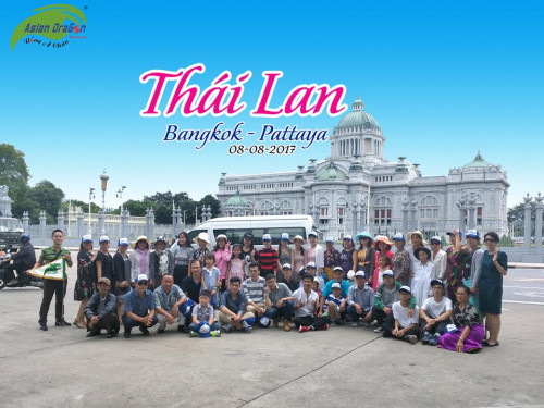 Thái Lan Thiên đường du lịch Bangkok - Pattaya khởi hành 08-08-2017