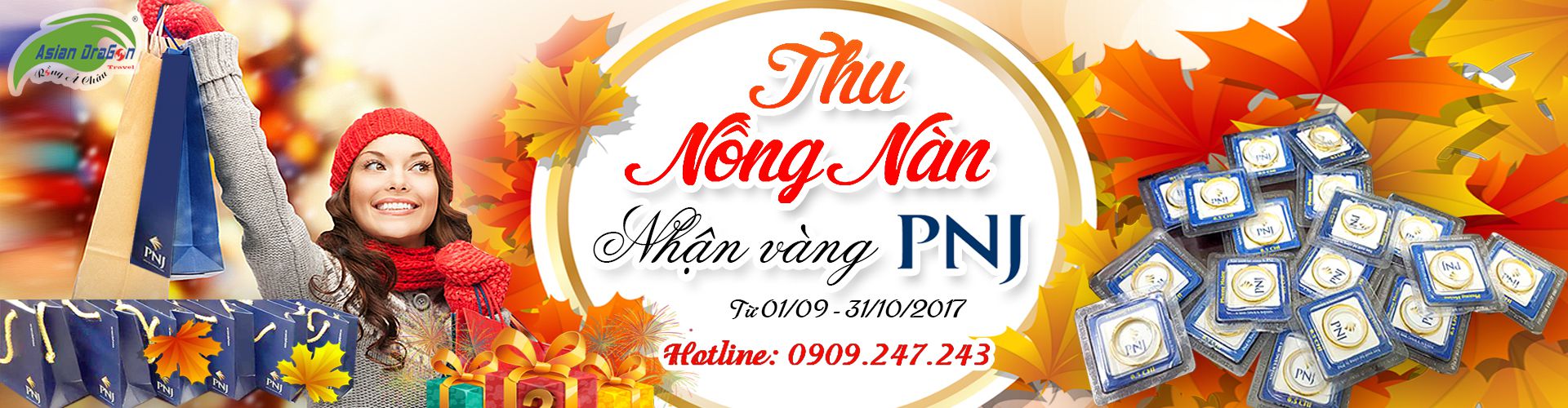 Thu nồng nàn nhận vàng PNJ