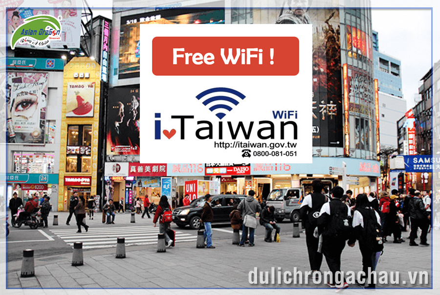 Du lịch Đài Loan: free wifi